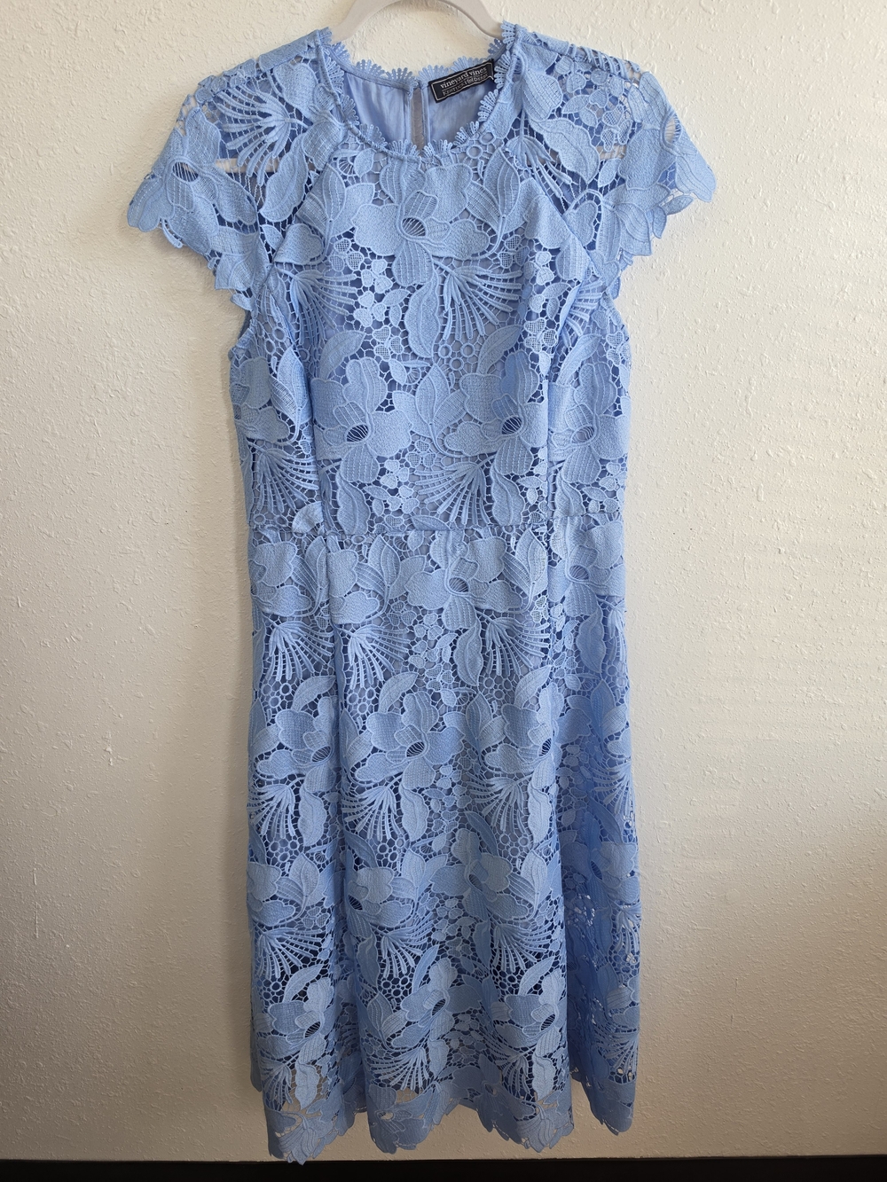 Vineyard Vines Kentucky Derby Blue Lace Dress Size 8